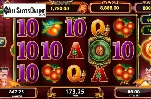 Win screen. Fu Dao Le from Bally