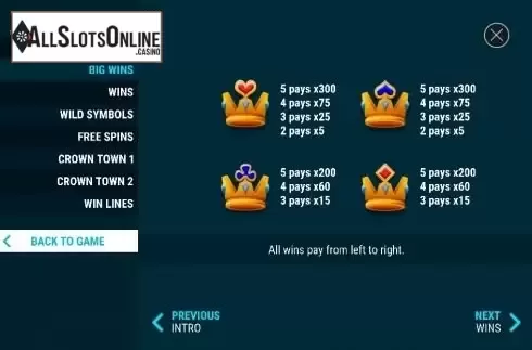 Paytable 2