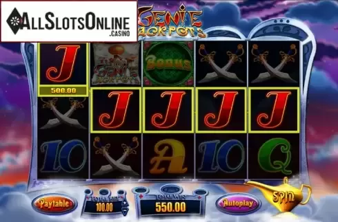 Screen7. Genie Jackpots from Blueprint