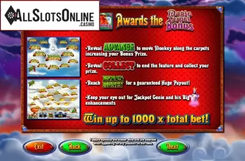 Screen2. Genie Jackpots from Blueprint