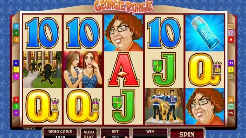 Georgie Porgie slot screenshot 3