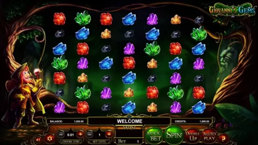 Giovanni’s Gems slot screenshot 2