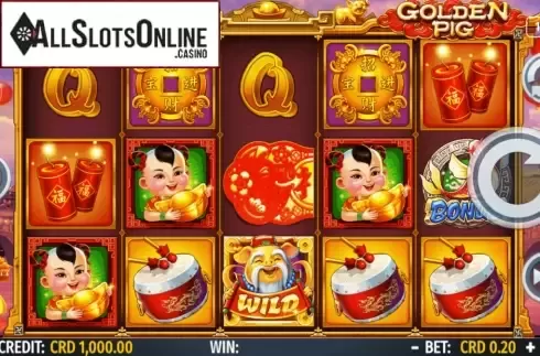 Reel Screen. Golden Pig (Octavian Gaming) from Octavian Gaming