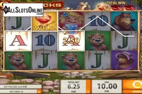 Multiplier Wild. Goldilocks from Quickspin
