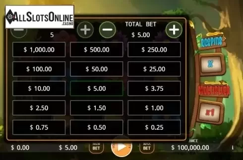 Paytable 1. Honey Money (KA Gaming) from KA Gaming