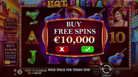 Hot Fiesta slot screenshot 2