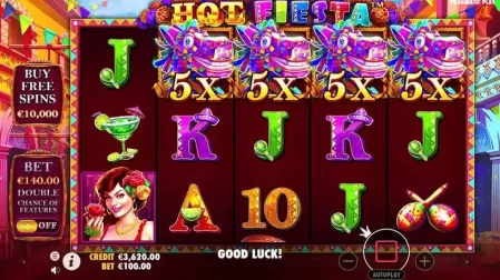 Hot Fiesta slot screenshot 1