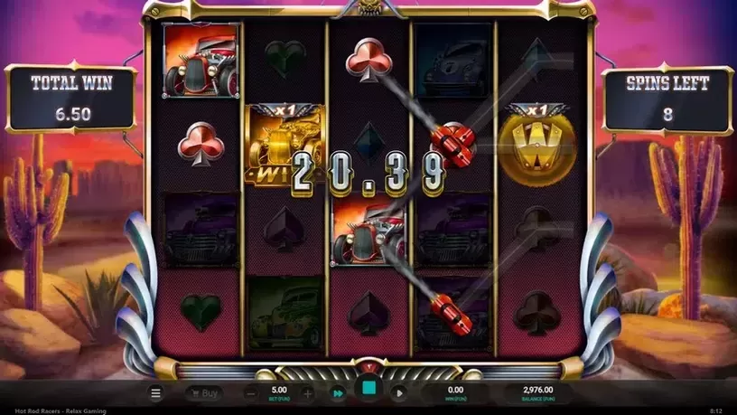 Hot Rod Racers slot screenshot 6