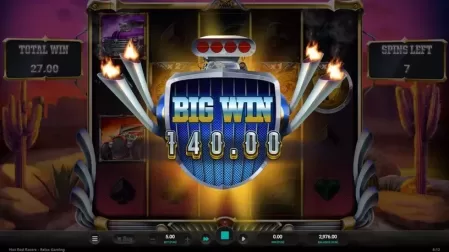 Hot Rod Racers slot screenshot 7