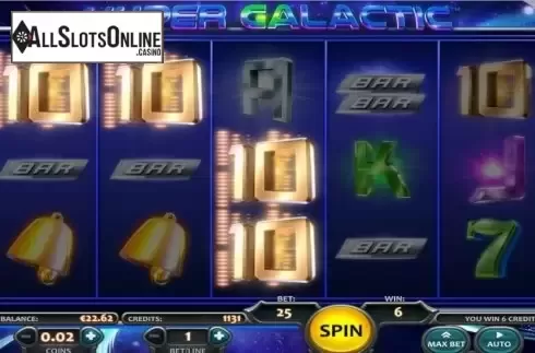 Win Screen. Hyper Galactic from Nucleus Gaming
