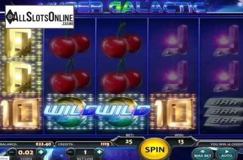 Win Screen. Hyper Galactic from Nucleus Gaming