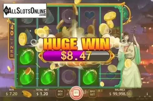 Huge Win screen