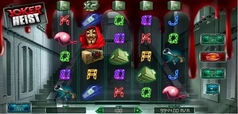 Joker Heist slot screenshot 4