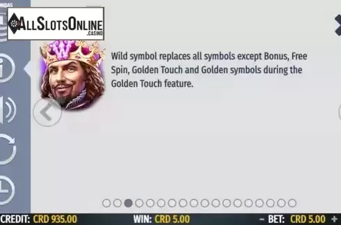 Wild feature screen