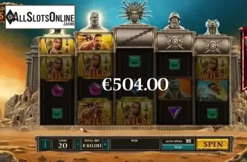 Win Screen 2. Kingdoms Rise: Sands of Fury from Playtech Origins
