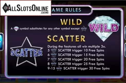 Features 1. King of Seven from Triple Profits Games