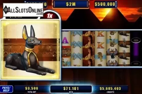Win screen 1. Lady of Egypt from WMS