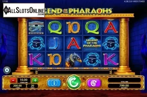 Screen 2. Legend of the Pharaohs from Barcrest