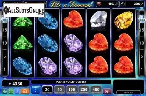 Screen 1. Like a Diamond from EGT