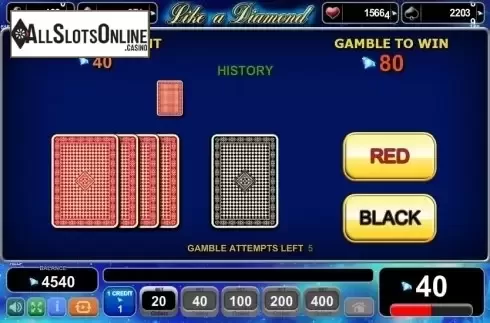 Screen 4. Like a Diamond from EGT