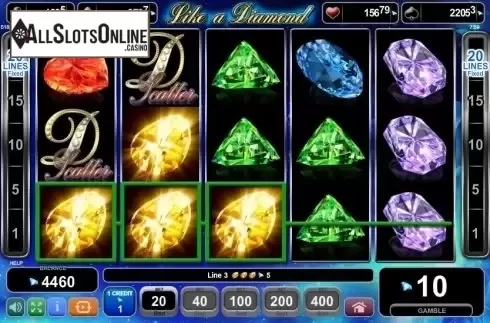 Screen 3. Like a Diamond from EGT