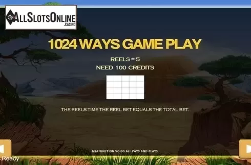 Paytable 3. Lion King from PlayStar