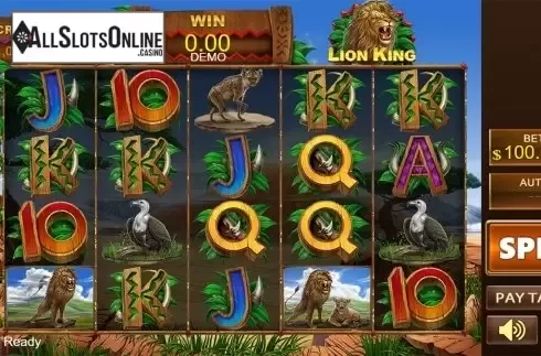 Reels screen. Lion King from PlayStar