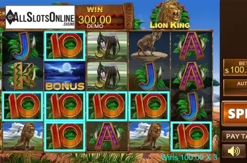 Game workflow . Lion King from PlayStar
