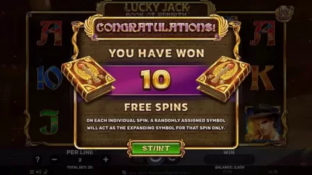 Lucky Jack – Book Of Rebirth slot screenshot 3