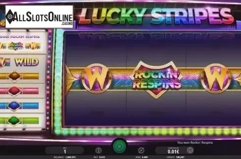 Respins. Lucky Stripes from iSoftBet