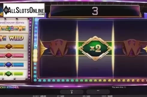 Respin Screen 1. Lucky Stripes from iSoftBet