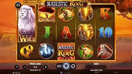 Majestic King slot screenshot 1