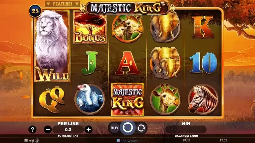 Majestic King slot screenshot 1