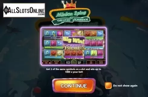 Start Game screen