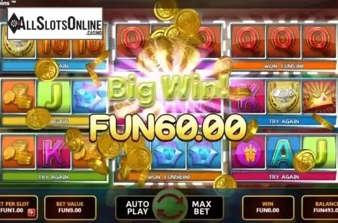 Big Win screen