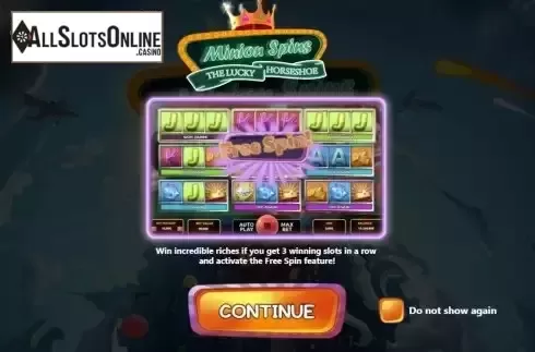 Start Game screen 2