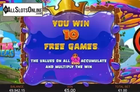 Free Spins Win Screen 2