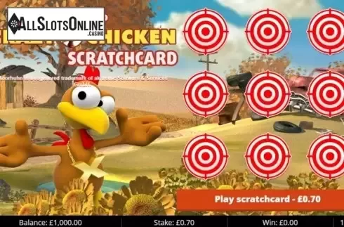 Start Screen. Moorhuhn Scratchcard from Gluck Games