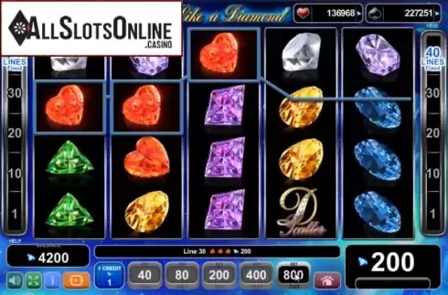 Win Screen. More Like a Diamond from EGT