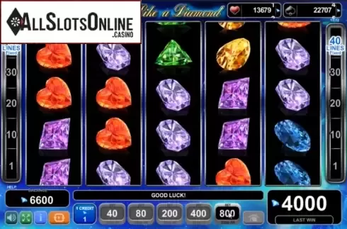 Game Workflow screen. More Like a Diamond from EGT