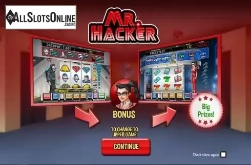 Intro screen. Mr.Hacker from MGA