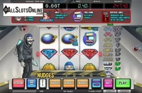 Win screen. Mr.Hacker from MGA