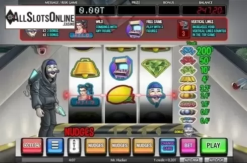 Wild win screen. Mr.Hacker from MGA