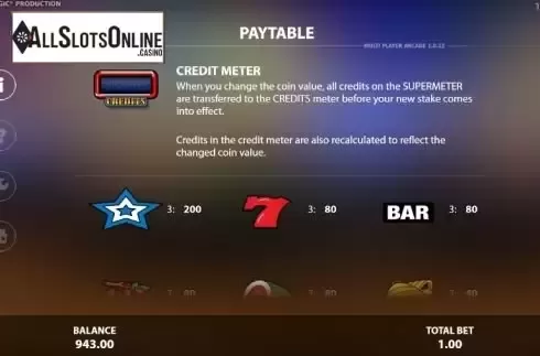 Paytable 5