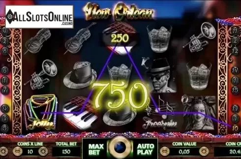 Win 1. New Orlean from Capecod Gaming