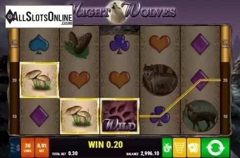 Screen 3. Night Wolves from Gamomat