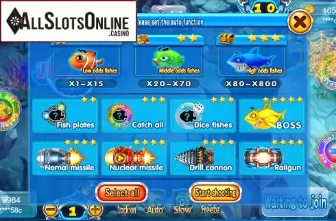 Paytable 1. Ocean Lord from Dragoon Soft