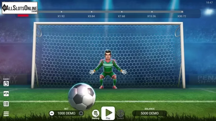 Start Screen 2. Penalty Shoot Out (Evoplay Entertainment) from Evoplay Entertainment