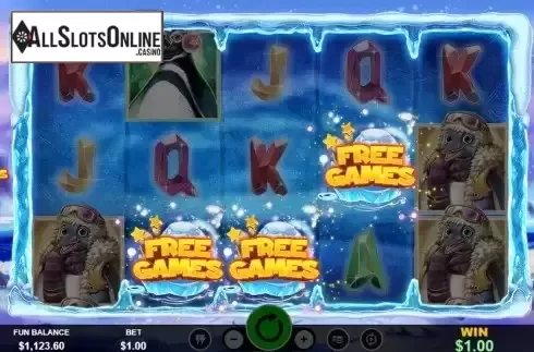 Free Spins Win Screen