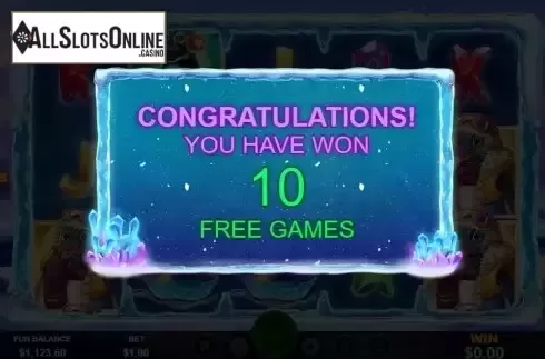 Free Spins Win Screen 2